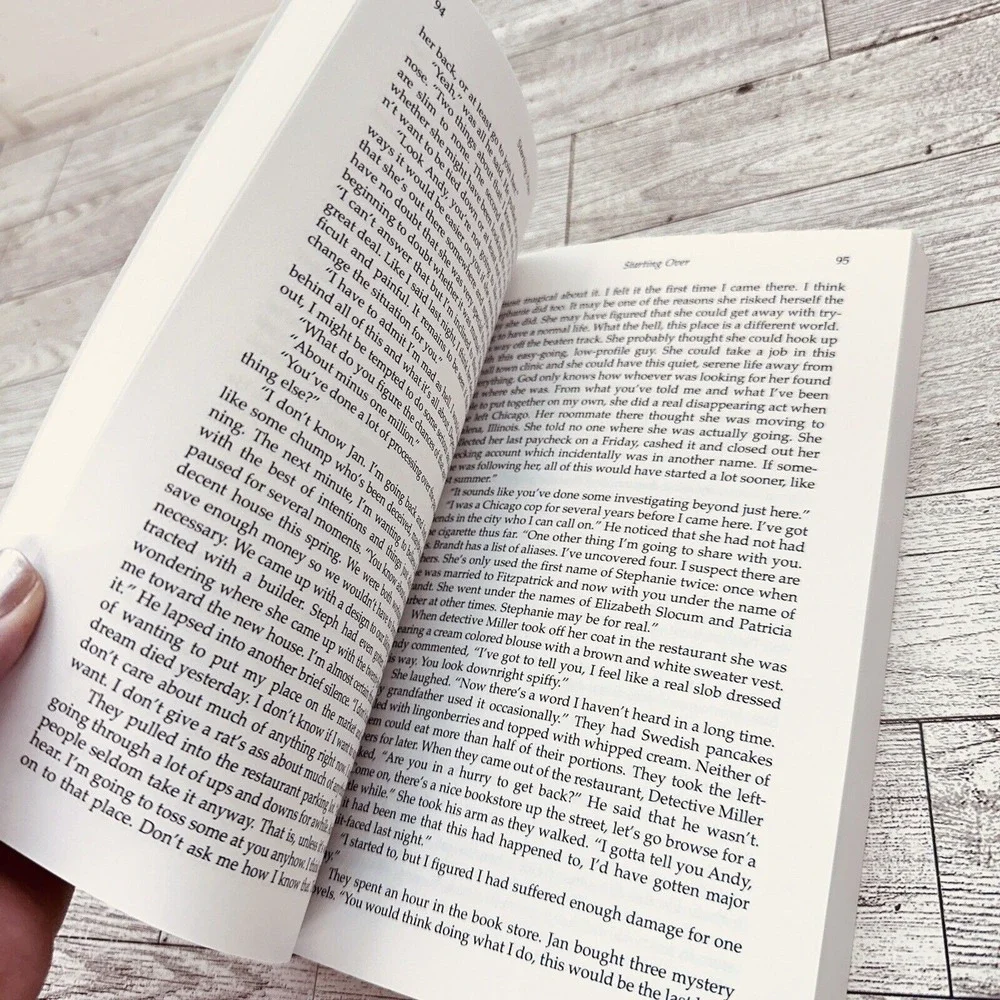 Starting‎ Over Bob McCurdy Andy McLeod Mystery SIGNED Trade Paperback